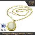 New Coming Stainless Steel 22K Gold Jewellery Dubai Jewelry Rosary big stone Necklace